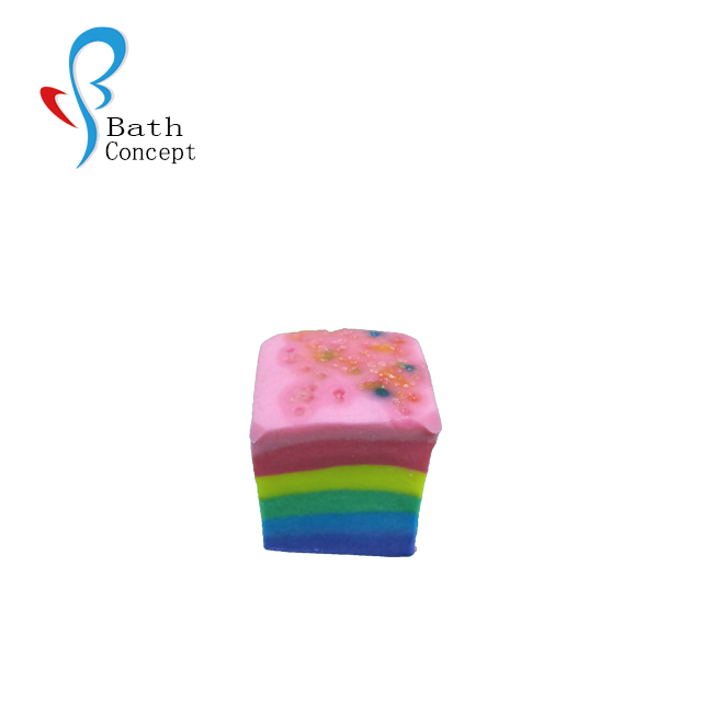 Antiseptic natural handmade colorful bubble bars soap